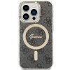 Guess GUHMP15LH4STK iPhone 15 Pro 6.1 czarny/black hardcase IML 4G MagSafe